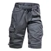 Calças masculinas 2024 Exército tático carga respirável shorts de secagem rápida esportes ao ar livre casual