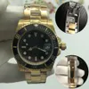 U1 Quality ST9 Watch Ceramic Bezel Black Sapphire Date Dial 41mm Automatic Mechanical Stainless Steel Mens Men Wristwatches273H
