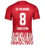 2023 24 SC Friburg Egguurg Eggestein Mens 120th Anniversary Soccer Maglie Holer Kyereh Lienhart Sallai Ginter Grifo Doan Doan Away Shirt Dassiformi