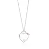 Collier de mode pendentif en acier inoxydable en forme de coeur pendentif collier usine 925 argent amour collier pendentif femme bricolage pendentif ornements