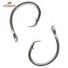 HYAENA 100 st 39960 rostfritt stål fiskekrokar Big Game Fish Tuna Circle Bait Fishhooks Storlek 80-150 240226