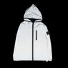 Stone Jacket Island Men's Reflective Tracksuit Hooded Sports Windbreaker Running Fashion Night Reflective Jackets Ytterkläderrock 59