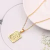 Pendentif Colliers Geo A-Z Initial Alphabet Lettre Collier Pour Hommes Femmes Bijoux Punk Trendy262q