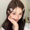 Acessórios de cabelo Design Headdress Strass Girl Presente Side Clip Y2K Bangs Mulheres Barrettes Estilo Coreano Hairpin