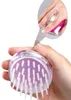 Round the silicone head massager to wash brush massage scalp itching bath germinal plastic head meridian comb DH84757321888