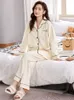 Kvinnors sömnkläder varma pyjamas för kvinnor Bomull Pyjama Girl Choice Erbjudande Sleeping Stitch Pyjama Loungewear Nightwears Ladies