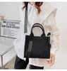 Borsa shopping grande con lettere Borsa tote Borsa griffata Borsa a tracolla moda Borsa Borse di tela Moda donna Borsa versatile Borsa di lusso Borsa da spiaggia Borse colorate