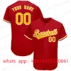 Gepersonaliseerde Custom Honkbal Jerseys Matt Olson Shirt Print Team Naam/Nummer Softbal Jersey Club League Spel Voor Mannen 240305