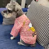 デザイナー犬の服ブランドドッグアパレル快適なペットシャツ柔らかい綿と暗いパターンドッグシャツ小さな犬用猫猫サマーペットTシャツシュナウザーヨーキーA687