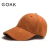 Top Caps Sonbahar Kış Beyzbol Kapağı Kalınlaştırılmış Yün Açık Sıcak Şapkalar Erkek Kadın Baba Hat Snapback Gorra Hombre Kpop