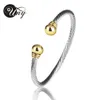 Pulseira uny pulseira torcida pulseira antiga pulseira de pulsões de luxo marca de designer de luxo bola vintage presente de natal women c 240228