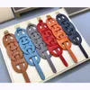 popular brand jewerlry real leather bracelet for women lock pendant double tour leather256K