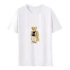 Designer T-shirt, 2024 Ny kortärmad, djurtryck T-shirt, mäns tryckta korta ärmskjorta