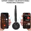 Bluetooth Headset with Mute Button Stereo Headphones Wireless Mic for Cell Phones Tablets PC Skype