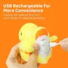Flapping Duck Cat Toys Interactive Electric Bird Toys Washable Cat Plush Toy With Catnip Vibration Sensor Cats Game Toy Kitten 240227