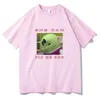 Dames T-shirts Nanalan Who's That Wonderful Girl T-shirts Katoen Hoge kwaliteit O-hals T-shirt Korte mouw Casual kleding Kawaii Cartoon