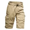 Pantalones para hombres 2024 Ejército Táctico Cargo Transpirable Pantalones cortos de secado rápido Deportes al aire libre Casual