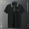 Novo designer de verão camisa polo masculina solta camiseta topo designer camisa polo masculina casual moda polo #88