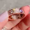 Designer Jewelry Luxury Car men women ring Rose Gold Diamond Band rings Fashion Accessories Valentine's Day Gifts 88226R