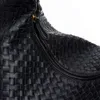 Botteega Сумка Venetas из коровьей кожи Pure Bags Hop Designer Soft 2024 Super Teen Woven Hobo Jodie Western Ручная работа Большая кожаная повседневная сумка под мышками QIEN