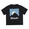 Rhude T-shirt est une marque à la mode de T-shirts S-XL pour hommes et femmes, comprenant de luxueux T-shirts haut de gamme imprimés de lettres et des manches courtes.