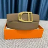 designer belt women's belt for men ceinture homme fashion golden silver H belts buckle plaid unisex genuine leather H belts