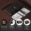 Designer Classic Wallet äkta lädertelefonfodral för iPhone 15 Pro Max 15Pro 14 13 12 11 Fashion Back Cover Case Card Holder Pocket Purse Luxury Shell