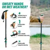 Homful Nordic 195G/PC Trekking Poles Walking Sticks Alpenstock Telescopic Ultralight Premium Carbon Justerable med Quick Lock 240306