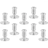 Candle Holders 10 Pcs Vintage Electronic Base Wedding Decor Flameless Taper Plastic Fashion Candleholder