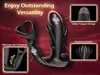 Masseur de prostate Vibromasseur Télécommande Plug Anal Cock Ring Erection Retard Ejaculation Masturbateur Mâle Sex Toys pour Homme 240227