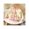 Men's Sweaters 2024 Autumn And Winter Children's All-Match Knitted Coat For Boys Girls Keep Baby Warm Cardigan Thickened Sweater