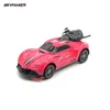 RC CAR 124 2,4 GHz fjärrkontroll Racing Vehicle 2WD med LED -ljus Spray Smoke Stunt Electric Remote Control Toy Car for Kids 240305