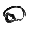 Kvinnlig avsugning Toy Slave Silicone Gag BdSm Bondage begränsningar Öppen mun andas Sex Boll Harness Rem för kvinnor