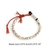 Charm Bracelets 2024 Good Luck Bangle Bracelet Beaded Amulet Couple Wristband For Unisex