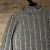 Designer-Herrenpullover aus 100 % Baumwolle, langärmelige Pullover für Herren und Damen, klassisch gestreift, schlichte Sweatshirts, Topstoney Herbst-Winter, warmer, bequemer Pullover