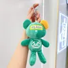 Plush Lightning Bear Charm Couple Doll Key Chain Cartoon Small Jewelry Doll Keychain Stuffed Animal Toys