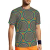 T-shirts pour hommes 60s Sportswear Shirt Bohemia Vintage Print Hippie Male Tee Summer Manches courtes Top T-shirts
