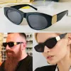 Lunettes de soleil ovales de styliste Hommes Vol Twist Legs Lettre Sunglass 0095 Lunettes de soleil polarisées de plage Marque Adumbral Cat Eye Lunettes de soleil Fashion Party pour femmes