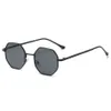 Роскошные квадратные солнцезащитные очки для мужчин и женщин, модные маленькие солнцезащитные очки в многоугольной оправе, металлические винтажные ретро-брендовые восьмиугольные очки Gafas De Sol Y220624335W
