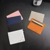 Luxury Design Credit Card Holder Cases Mini Wallet Bus Band Card Purse with More Colours Case with Logo Box Packing WD