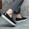 Casual Shoes Sula längd 29 cm kostym 2024 S/s British Street Style läder loafers för mäns hög kvalitet daglig kausal klänning platt