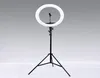 Pography LED Selfie Ring Lights 10 inch 26 cm Lamp Camera Telefoon Ring Nachtflitser Met 160 CM Stand Statief voor Make-up Video Live2194318