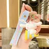 Lindo Kuromi oreja perro Jade Gui perro muñeca colgante llavero bolsa de dibujos animados llavero pequeño regalo colgante