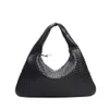 Botteega Сумка Venetas из коровьей кожи Pure Bags Hop Designer Soft 2024 Super Teen Woven Hobo Jodie Western Ручная работа Большая кожаная повседневная сумка под мышками QIEN