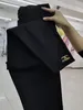Calças femininas super alta cintura harem mulheres vintage preto baggy tornozelo-comprimento lápis pantalones casual ol calças 2024 sweatpant