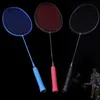 Graphite Single Badminton Racquet Professional Carbon Fiber Badminton Racket with Carrying Bag 240304