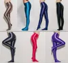 LEOHEX Spandex LUCIDO OPACO Collant Lucido a vita alta Collant Calze sexy Pantaloni yoga allenamento donna Leggings sportivi fitness Y21326539