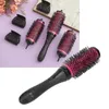 6 Pcs Round Hair Brush Set Detachable Ergonomic Handle Soft Nylon Teeth Round Hair Comb Set Blow Drying Hair Brush 240229