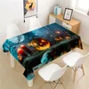 Halloween Tablecloth Polyester El Picnic Table Rectangular Covers Home Dining Tea Decoration Cloth314R