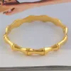 Luxury Retro Bangles rostfritt stål bambuarmband mynt multilager kvinnlig bambu stilkedja kreativa armband mode smycken239j